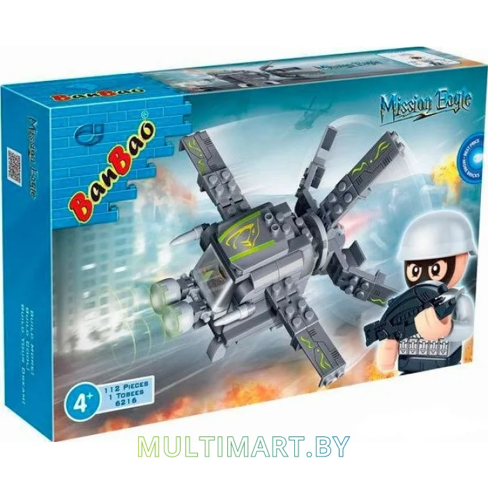 Конструктор BanBao Mission Eagle 6216 Дрон